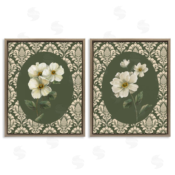 Stupell Industries Nan | Fancy Lace White Florals