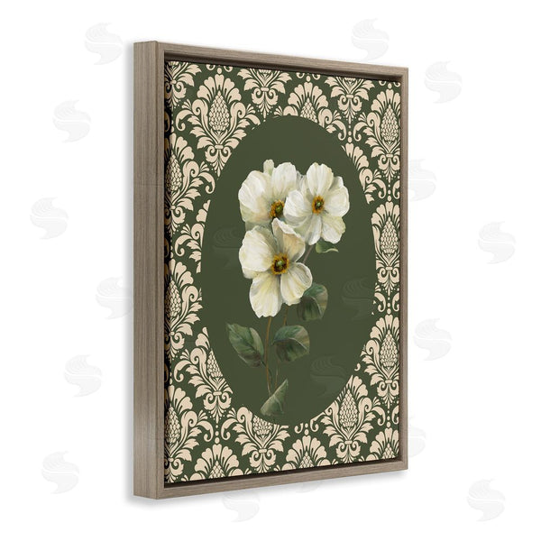 Stupell Industries Nan | Fancy Lace White Flowers