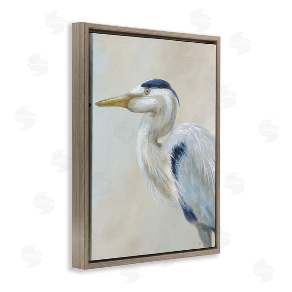 Stupell Industries Nan | Heron Looking Left Portrait