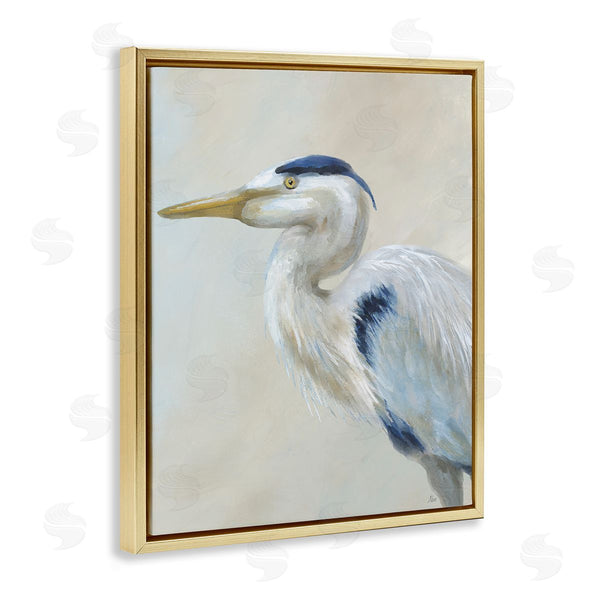 Stupell Industries Nan | Heron Looking Left Portrait
