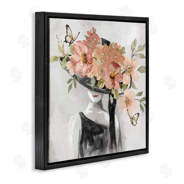 Stupell Industries Nan | Pink Floral Hat Wall Art