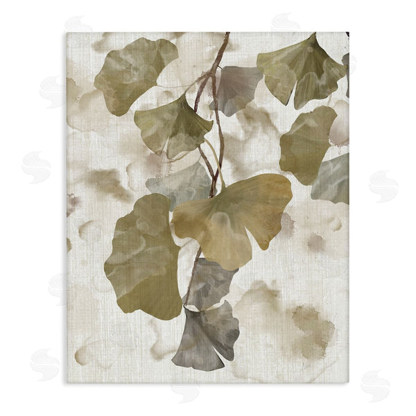 stupell industries Nan | Rustic Ginkgo Leaves