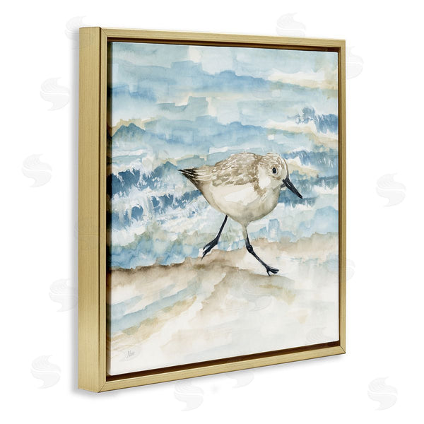 Stupell Industries Nan | Sandpiper Striding Shore