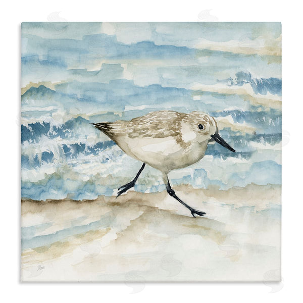 stupell industries Nan | Sandpiper Striding Shore
