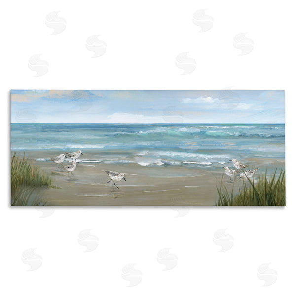 stupell industries Nan | Sandpiper View on Beach