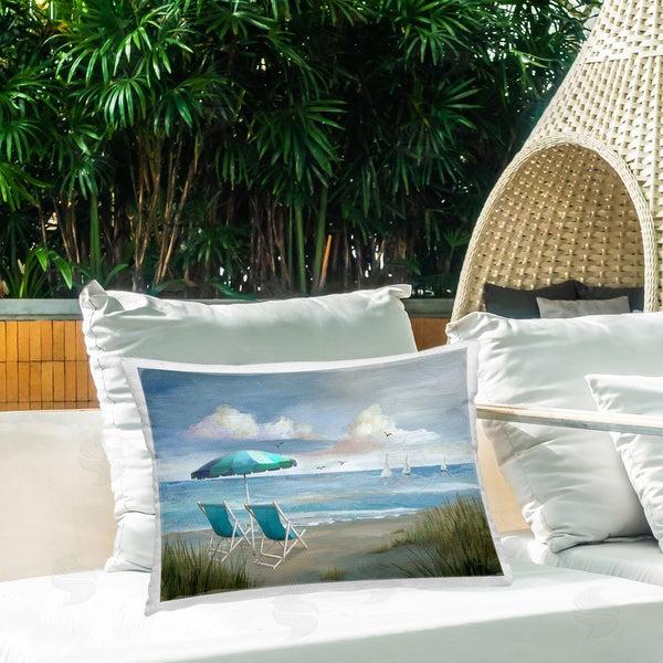 Stupell Industries Nan | Seagulls Over Calm Beach