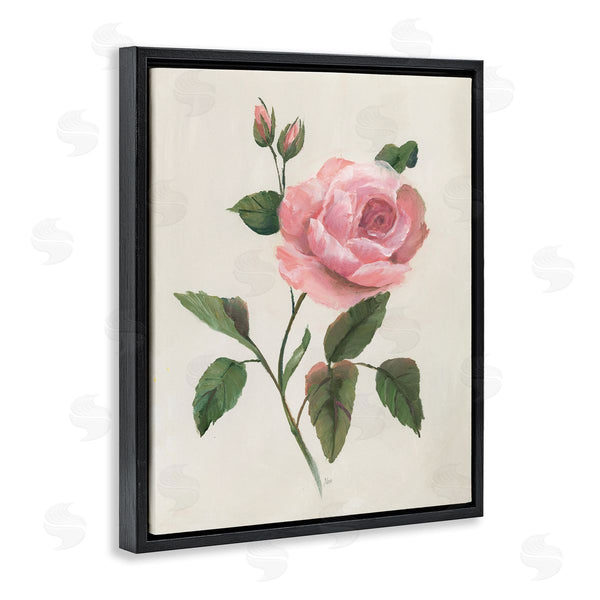Stupell Industries Nan | Single Pink Rose Sprig