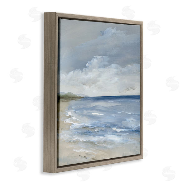 Stupell Industries Nan | Stormy Beach Landscape