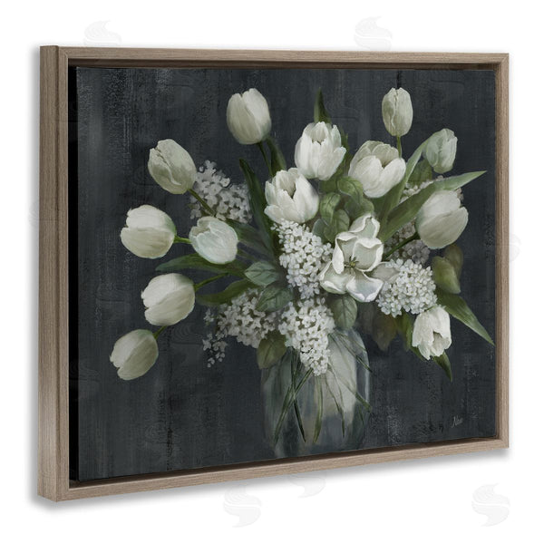 Stupell Industries Nan | Traditional Tulips On Gray