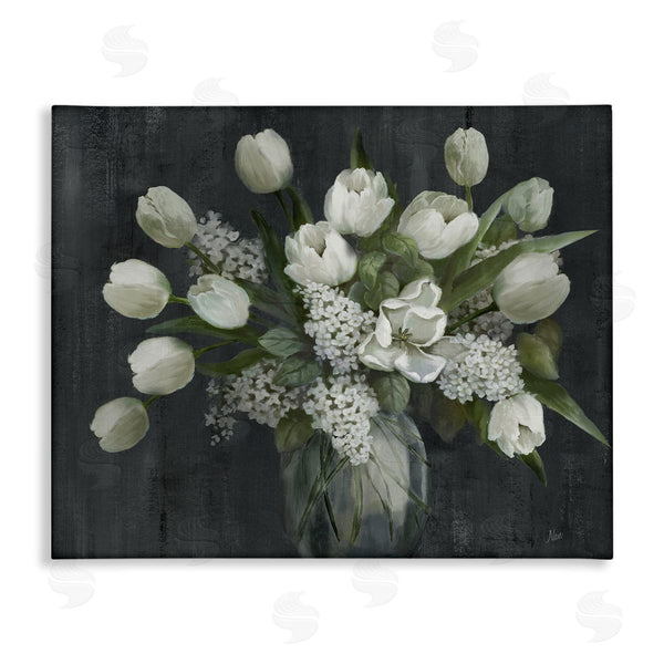 stupell industries Nan | Traditional Tulips on Gray