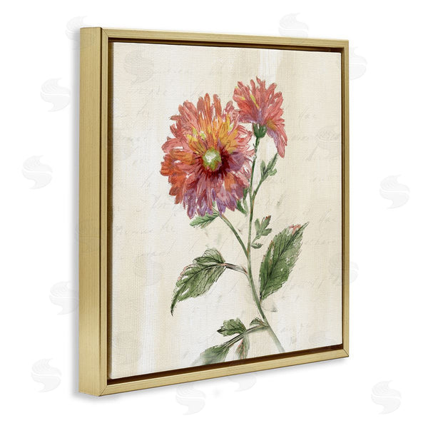 Stupell Industries Nan | Vintage Blooming Dahlia
