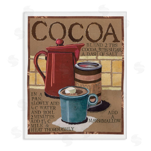 stupell industries Nancy Overton | Hot Cocoa Recipe