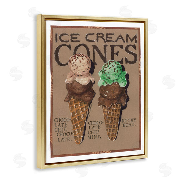 Stupell Industries Nancy Overton | Ice Cream Cones