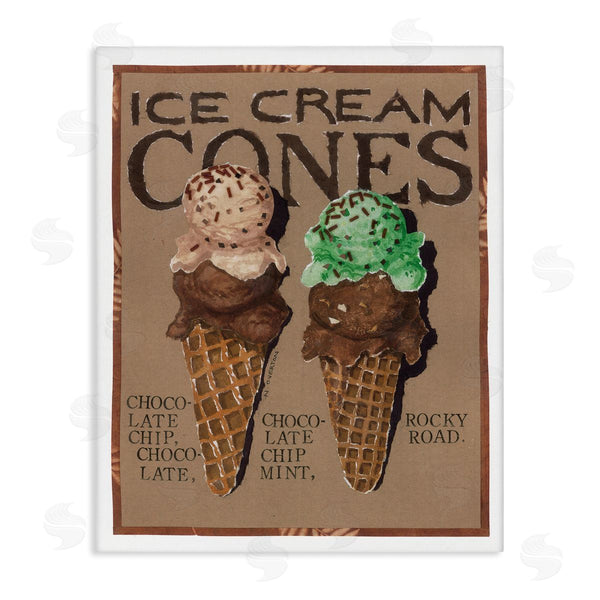 stupell industries Nancy Overton | Ice Cream Cones