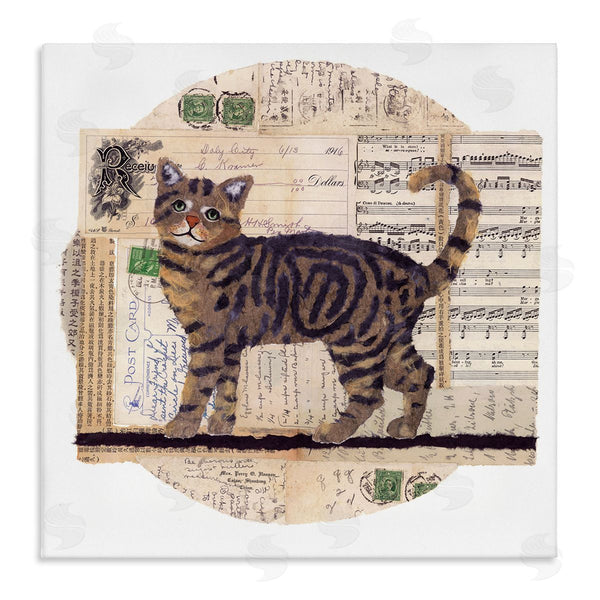 stupell industries Nancy Overton | Tabby Cat Collage