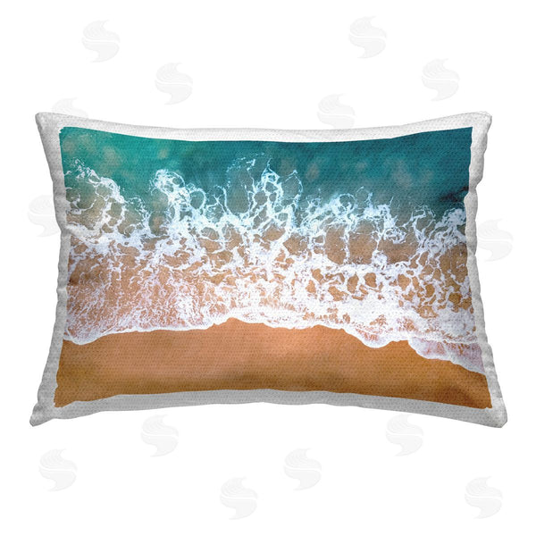 Stupell Industries Nataly White | Aerial Beach Foam