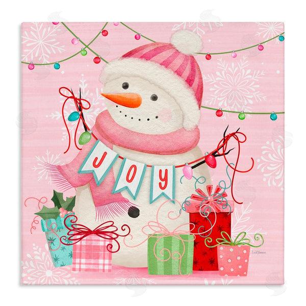 stupell industries Nicole Tamarin | Pink Snowman Joy