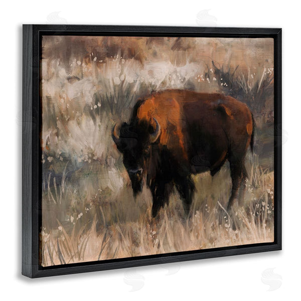 Stupell Industries Nina Blue | Bison On The Range