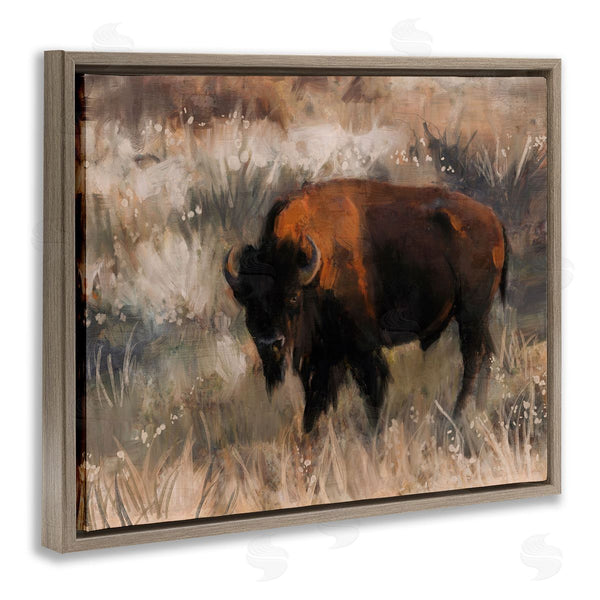 Stupell Industries Nina Blue | Bison On The Range