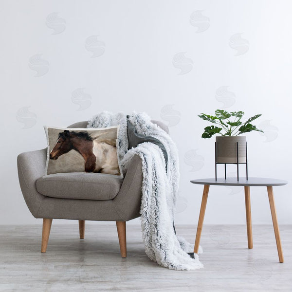 Stupell Industries Nina Blue | Brown & White Horse