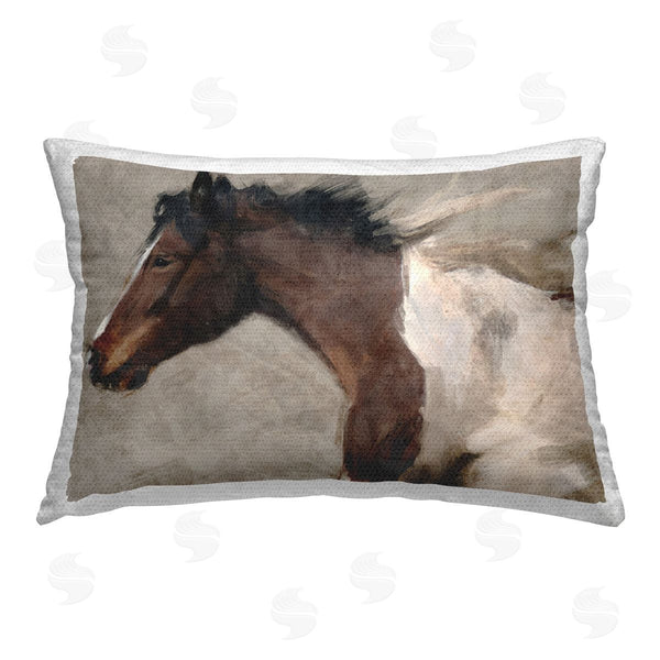 Stupell Industries Nina Blue | Brown & White Horse