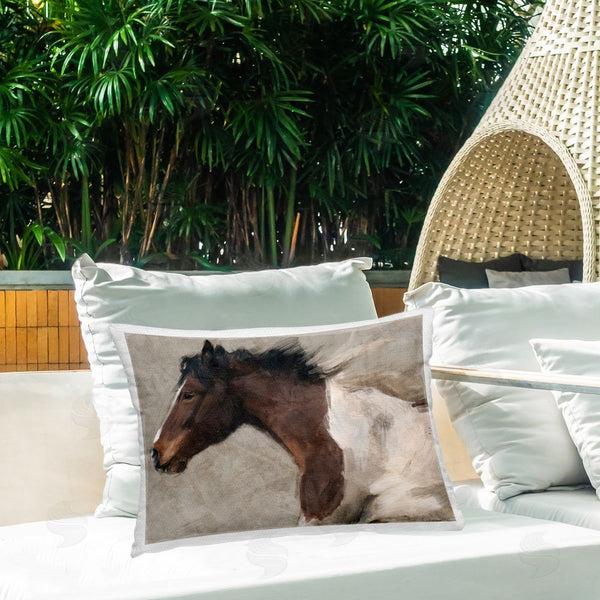 Stupell Industries Nina Blue | Brown & White Horse