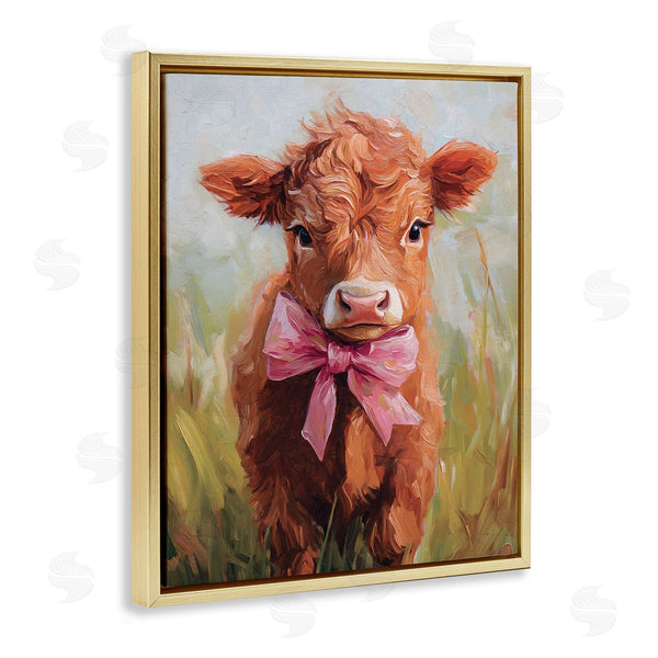 Stupell Industries Nina Blue | Coquette Trotting Cow
