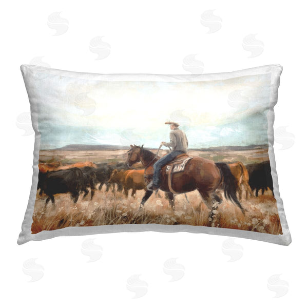 stupell industries Nina Blue | Cowboy On The Range