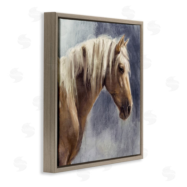 Stupell Industries Nina Blue | Golden Boy Horse