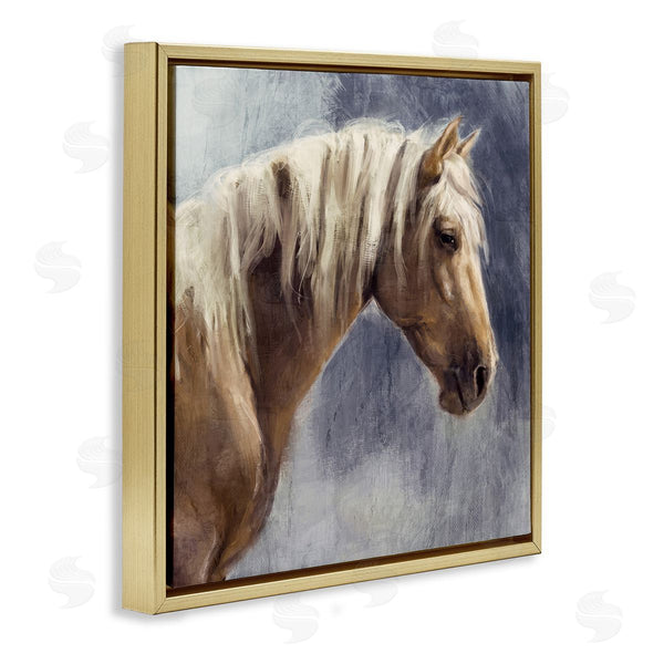 Stupell Industries Nina Blue | Golden Boy Horse