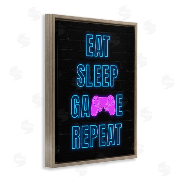 Stupell Industries Nina Blue | Neon Gamer Lifestyle