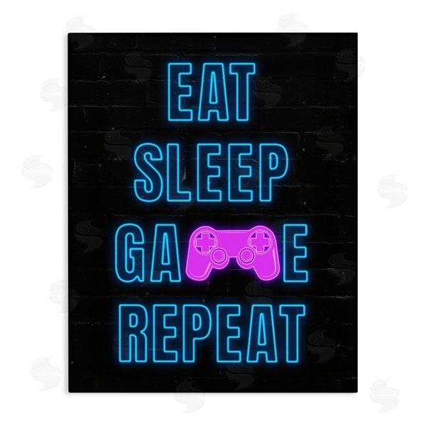 stupell industries Nina Blue | Neon Gamer Lifestyle