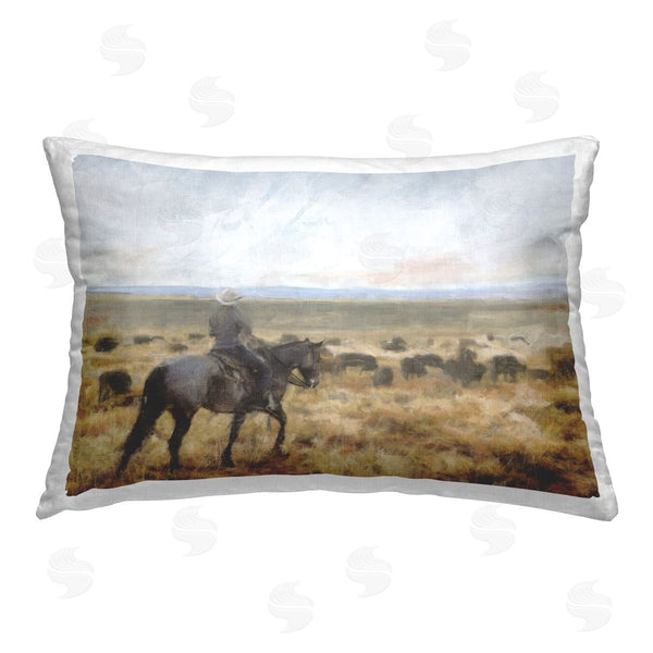 stupell industries Nina Blue | On The Range Cowboy