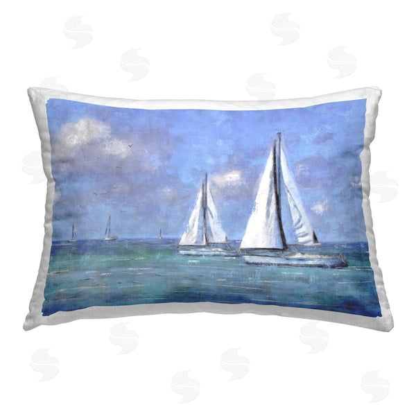stupell industries Nina Blue | Sailing Day Sailboats