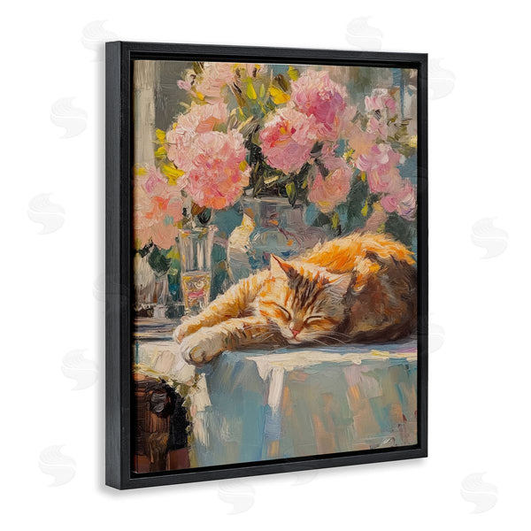 Stupell Industries Nini Art | Orange Cat Resting