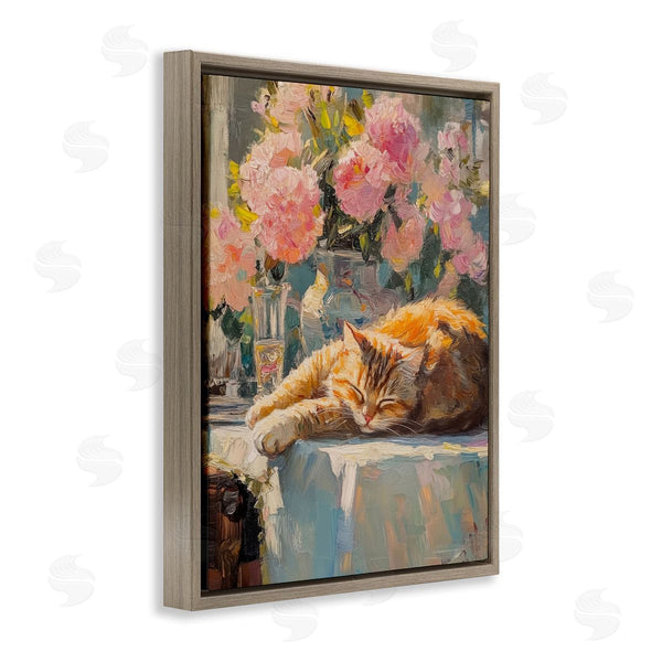 Stupell Industries Nini Art | Orange Cat Resting