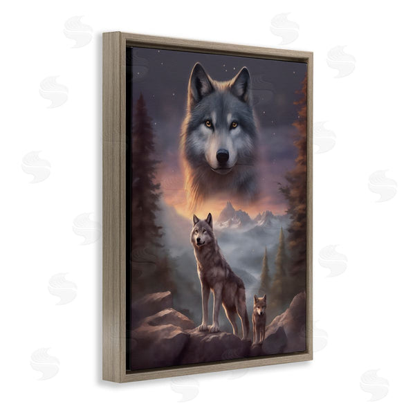 Stupell Industries Noah Bay | Ancestor Wolf Motif