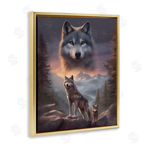 Stupell Industries Noah Bay | Ancestor Wolf Motif