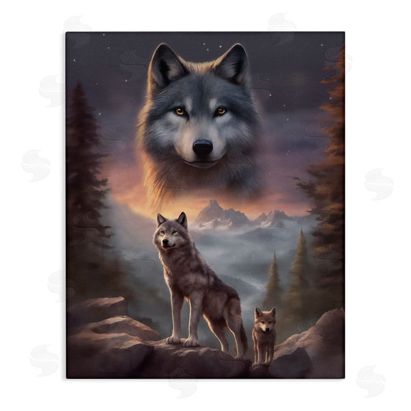 stupell industries Noah Bay | Ancestor Wolf Motif