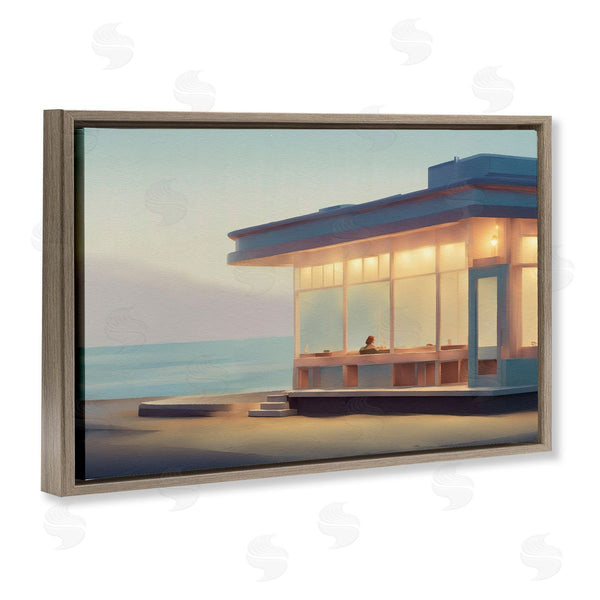 Stupell Industries Noah Bay | Beach Diner At Dusk
