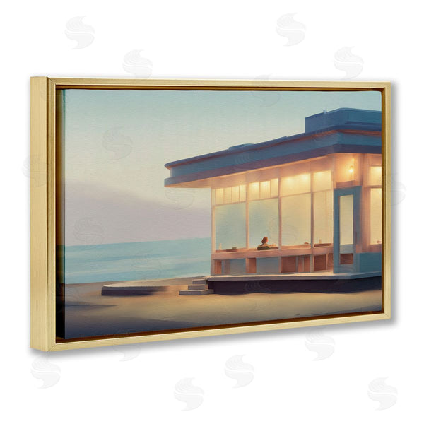 Stupell Industries Noah Bay | Beach Diner At Dusk