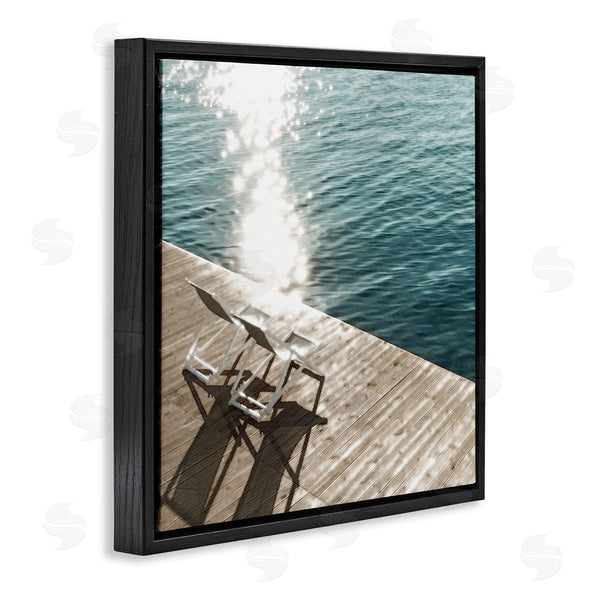 Stupell Industries Noah Bay | Deck Chair Shadows