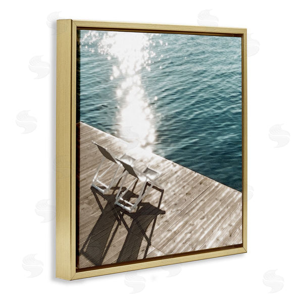 Stupell Industries Noah Bay | Deck Chair Shadows
