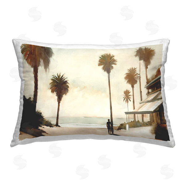 stupell industries Noah Bay | Deserted Beach & Palms