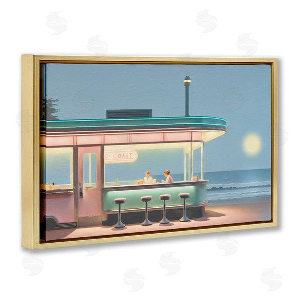 Stupell Industries Noah Bay | Evening Diner On Beach