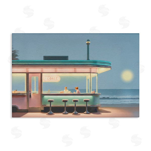 stupell industries Noah Bay | Evening Diner on Beach