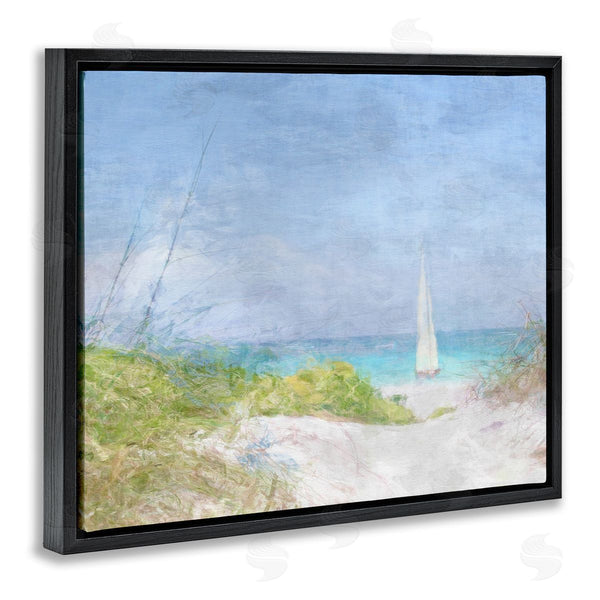 Stupell Industries Noah Bay | Sailboat & Beach Path
