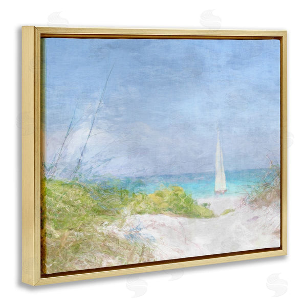 Stupell Industries Noah Bay | Sailboat & Beach Path