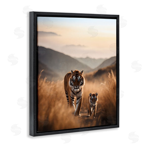 Stupell Industries Noah Bay | Tiger & Cub On Savanna