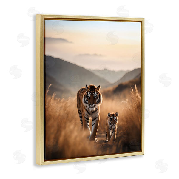 Stupell Industries Noah Bay | Tiger & Cub On Savanna